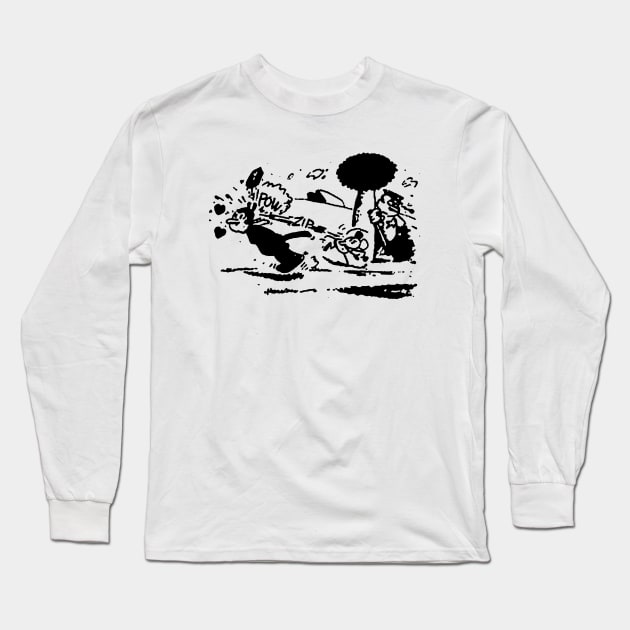 pulp fiction - jules Long Sleeve T-Shirt by elijahgerards